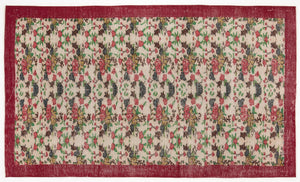 Naturel Over Dyed Vintage Rug 5'3'' x 8'8'' ft 159 x 264 cm