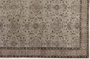 Gray Over Dyed Vintage Rug 5'0'' x 8'11'' ft 153 x 271 cm