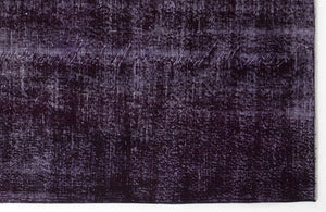 Purple Over Dyed Vintage Rug 7'3'' x 9'10'' ft 222 x 300 cm