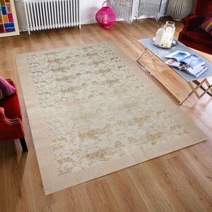 Beige Over Dyed Rug I Traditional Design Rug | Turkish Rug | Hand Weaving Rug | Bedroom Rug | Wool Rug | Vintage Rug | Tumbled Rug | Naturel Rug | Boho Rug I 6'2'' x 10'4'' ft 187 x 315 cm