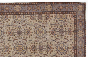 Naturel Over Dyed Vintage Rug 5'3'' x 9'5'' ft 160 x 288 cm