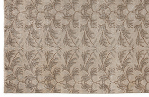 Beige Over Dyed Vintage Rug 4'10'' x 8'4'' ft 148 x 253 cm