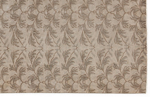 Beige Over Dyed Vintage Rug 4'10'' x 8'4'' ft 148 x 253 cm