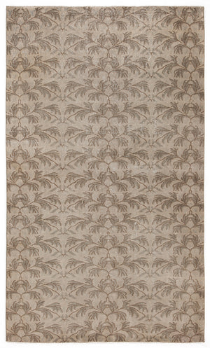 Beige Over Dyed Vintage Rug 4'10'' x 8'4'' ft 148 x 253 cm