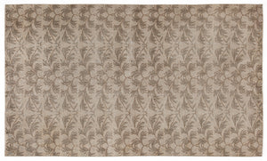 Beige Over Dyed Vintage Rug 4'10'' x 8'4'' ft 148 x 253 cm