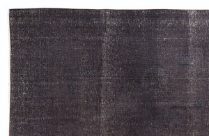 Gray Over Dyed Vintage XLarge Rug 8'8'' x 12'3'' ft 265 x 373 cm