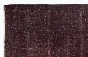 Brown Over Dyed Vintage XLarge Rug 10'1'' x 13'7'' ft 307 x 414 cm