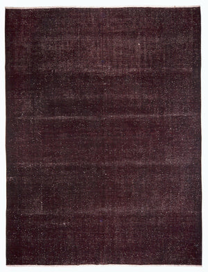 Brown Over Dyed Vintage XLarge Rug 10'1'' x 13'7'' ft 307 x 414 cm