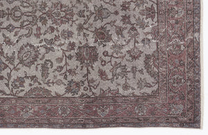 Naturel Over Dyed Vintage Rug 4'11'' x 9'5'' ft 150 x 288 cm