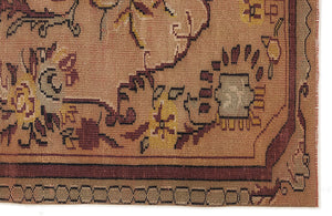 Naturel Over Dyed Vintage Rug 5'9'' x 9'2'' ft 174 x 280 cm