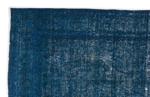 Turquoise Over Dyed Vintage XLarge Rug 9'3'' x 13'1'' ft 282 x 400 cm