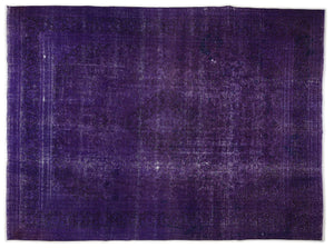Purple Over Dyed Vintage XLarge Rug 9'8'' x 12'10'' ft 294 x 390 cm