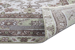 Gray Over Dyed Vintage Rug 5'10'' x 9'3'' ft 178 x 282 cm