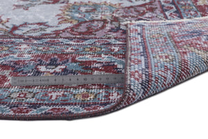 Blue Over Dyed Vintage Rug 5'10'' x 9'3'' ft 178 x 282 cm