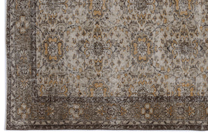 Naturel Over Dyed Vintage Rug 5'9'' x 9'1'' ft 175 x 278 cm