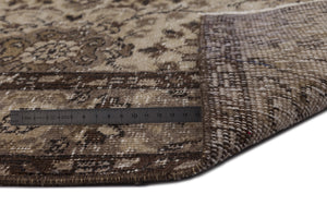 Naturel Over Dyed Vintage Rug 5'5'' x 8'11'' ft 164 x 273 cm
