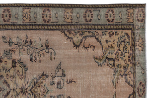 Naturel Over Dyed Vintage Rug 5'5'' x 8'11'' ft 166 x 273 cm