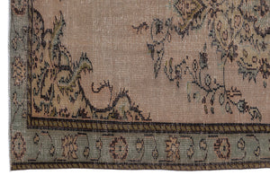 Naturel Over Dyed Vintage Rug 5'5'' x 8'11'' ft 166 x 273 cm