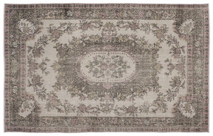 Naturel Over Dyed Vintage Rug 5'10'' x 9'5'' ft 178 x 288 cm