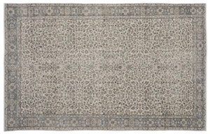 Naturel Over Dyed Vintage Rug 5'12'' x 9'7'' ft 182 x 291 cm