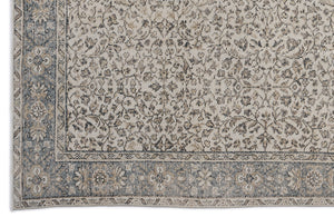 Naturel Over Dyed Vintage Rug 5'12'' x 9'7'' ft 182 x 291 cm