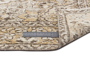 Beige Over Dyed Vintage Rug 5'10'' x 9'6'' ft 179 x 289 cm