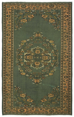 Naturel Over Dyed Vintage Rug 5'11'' x 9'5'' ft 181 x 288 cm