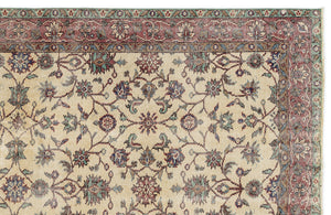Naturel Over Dyed Vintage Rug 5'3'' x 8'8'' ft 160 x 264 cm