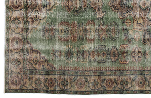 Naturel Over Dyed Vintage Rug 5'12'' x 9'3'' ft 182 x 283 cm