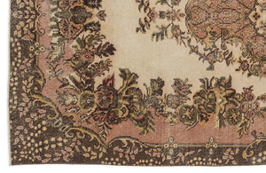 Naturel Over Dyed Vintage Rug 5'4'' x 9'5'' ft 163 x 288 cm