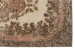 Naturel Over Dyed Vintage Rug 5'4'' x 9'5'' ft 163 x 288 cm