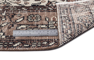 Naturel Over Dyed Vintage Rug 4'6'' x 8'6'' ft 137 x 260 cm