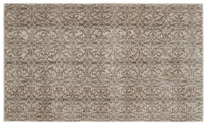 Naturel Over Dyed Vintage Rug 5'4'' x 9'1'' ft 163 x 276 cm