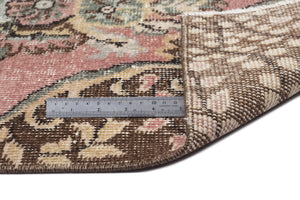 Naturel Over Dyed Vintage Rug 5'6'' x 9'4'' ft 167 x 285 cm