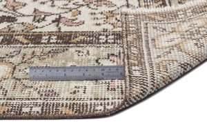 Naturel Over Dyed Vintage Rug 5'10'' x 9'11'' ft 177 x 302 cm