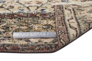 Naturel Over Dyed Vintage Rug 5'9'' x 8'6'' ft 176 x 258 cm