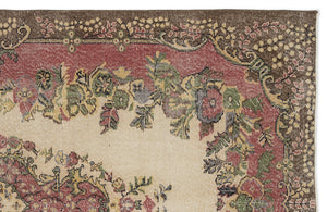 Naturel Over Dyed Vintage Rug 5'8'' x 9'6'' ft 173 x 290 cm