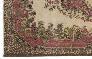 Naturel Over Dyed Vintage Rug 5'8'' x 9'6'' ft 173 x 290 cm