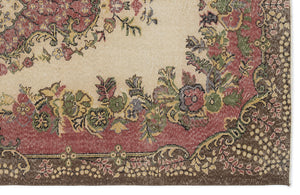 Naturel Over Dyed Vintage Rug 5'8'' x 9'6'' ft 173 x 290 cm