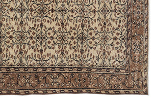 Naturel Over Dyed Vintage Rug 5'3'' x 8'11'' ft 161 x 271 cm