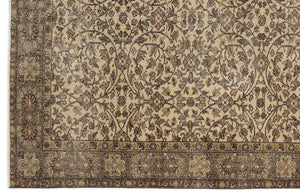 Naturel Over Dyed Vintage Rug 5'4'' x 8'4'' ft 163 x 254 cm