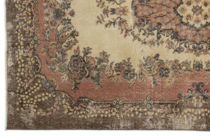 Naturel Over Dyed Vintage Rug 5'4'' x 8'4'' ft 163 x 253 cm