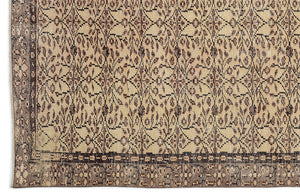 Naturel Over Dyed Vintage Rug 5'2'' x 8'9'' ft 157 x 267 cm
