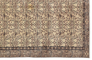 Naturel Over Dyed Vintage Rug 5'2'' x 8'9'' ft 157 x 267 cm