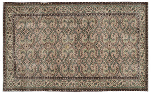 Naturel Over Dyed Vintage Rug 6'0'' x 9'9'' ft 184 x 297 cm