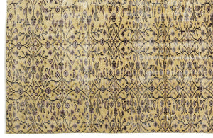 Naturel Over Dyed Vintage Rug 6'1'' x 8'9'' ft 186 x 267 cm