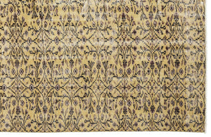 Naturel Over Dyed Vintage Rug 6'1'' x 8'9'' ft 186 x 267 cm