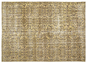 Naturel Over Dyed Vintage Rug 6'1'' x 8'9'' ft 186 x 267 cm