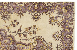 Naturel Over Dyed Vintage Rug 5'5'' x 9'12'' ft 165 x 304 cm