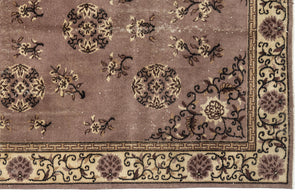 Naturel Over Dyed Vintage Rug 5'2'' x 8'8'' ft 157 x 264 cm